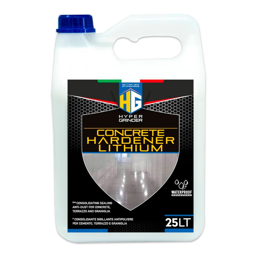 HYPER GRINDER CONCRETE HARDENER LITHIUM 25 KG