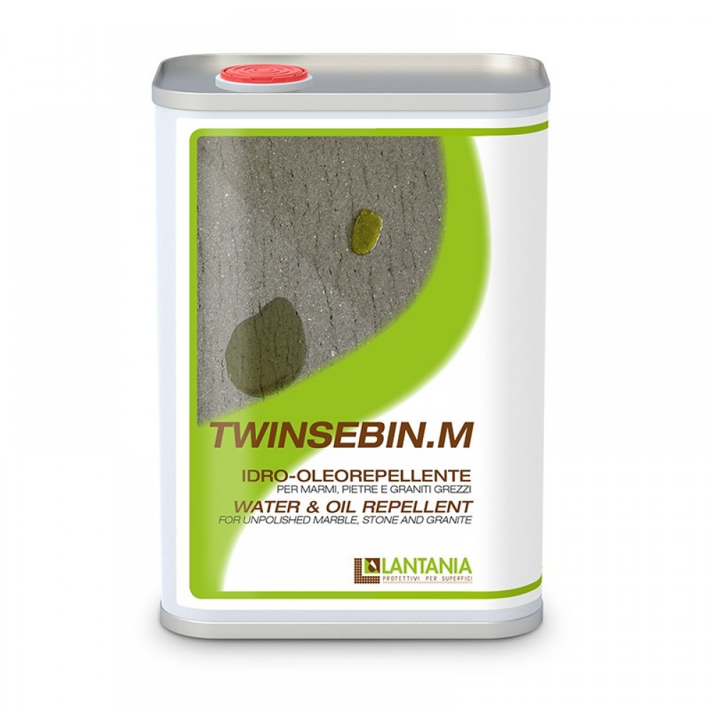 TWINSEBIN.M حماية للرخام والحجر والجرانيت غير المصقول (قائم على المذيبات) 1 لتر